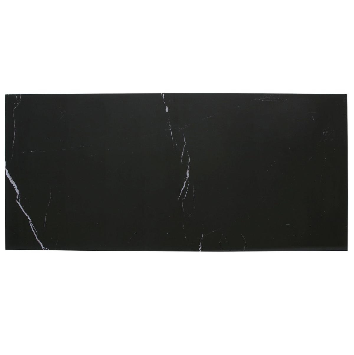 STÓŁ DO JADALNI INIZIO - czarny, Modern, materiał drewnopochodny/metal (180/90/76cm) - Livetastic