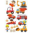 Dekosticker Fahrzeuge Bunt - Gelb/Rot, Kunststoff (50/70/0,35cm) Dekosticker Fahrzeuge Bunt - Gelb/Rot, Kunststoff (50/70/0,35cm)