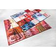 Teppich London - Blau/Rot, Textil (150/100cm) - MÖMAX modern living