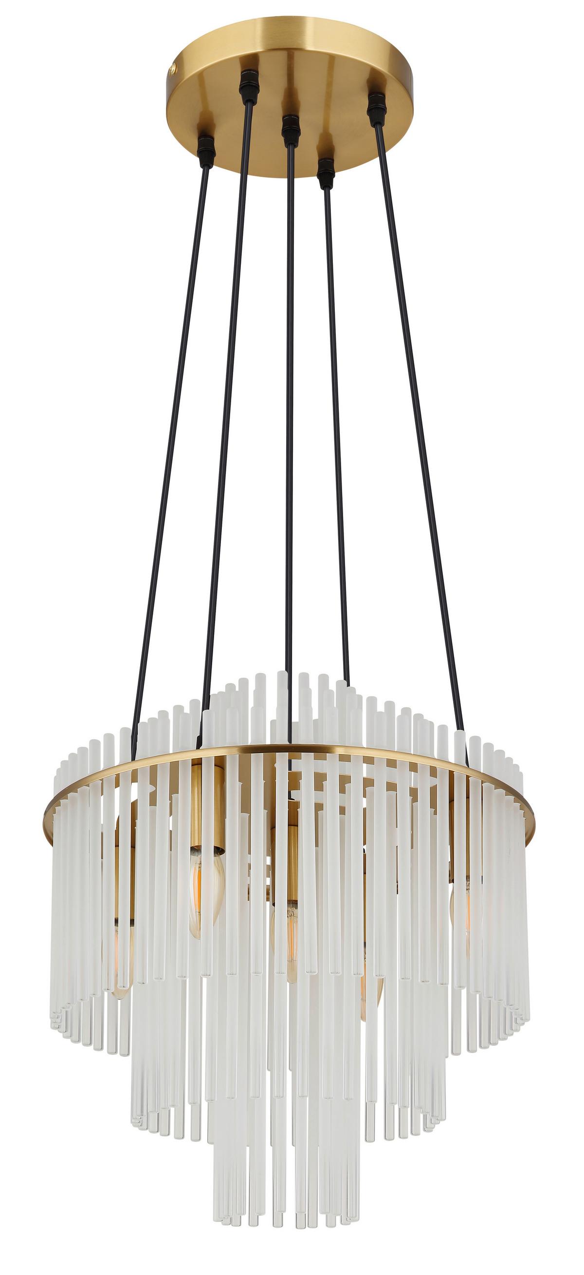 Lampă suspendată Gorley - alb/străveziu, Basics, metal (40/120cm) - Globo