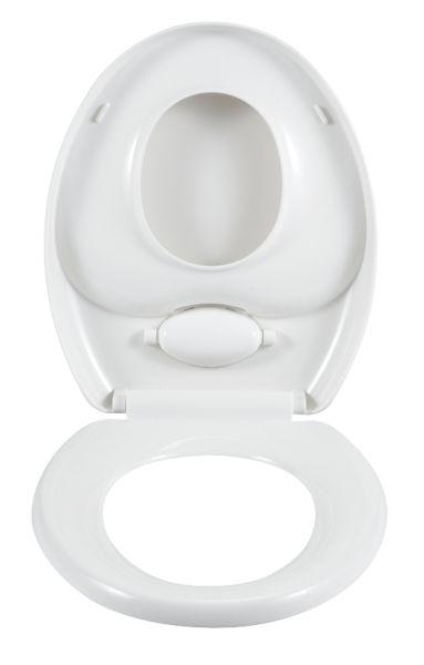 Capac WC Family - alb, Basics, plastic (37,5/44cm) - Wenko