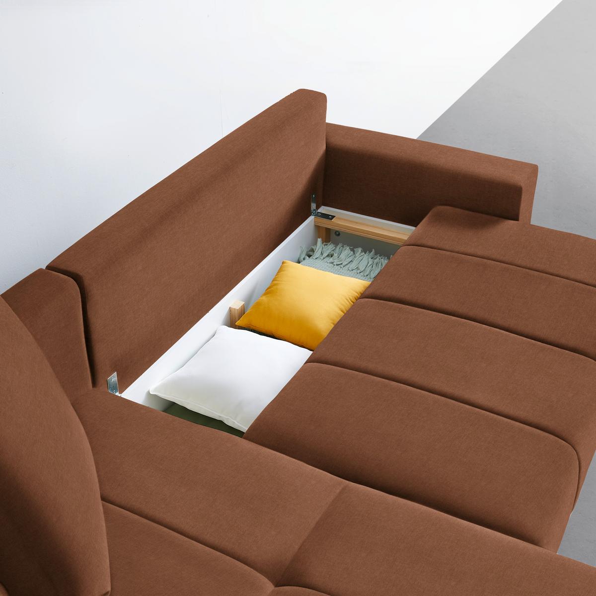 Ecksofa Alatri Cognac - Cognac/Schwarz, MODERN, Kunststoff/Textil (289/90/176cm) - Based