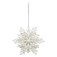 Ukras Za Drvce 3d Flower - bijela, Moderno, plastika (11,5/4,5cm)
