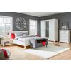 SITTBÄNK FELICITY - svart/antracit, Romantik / Lanthus, trämaterial/textil (115/58/44cm) - Mömax