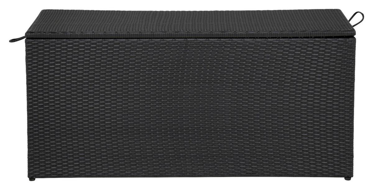 KISSENBOX LONDON - Schwarz, KONVENTIONELL, Holz (130/60/60cm) - Gardenson