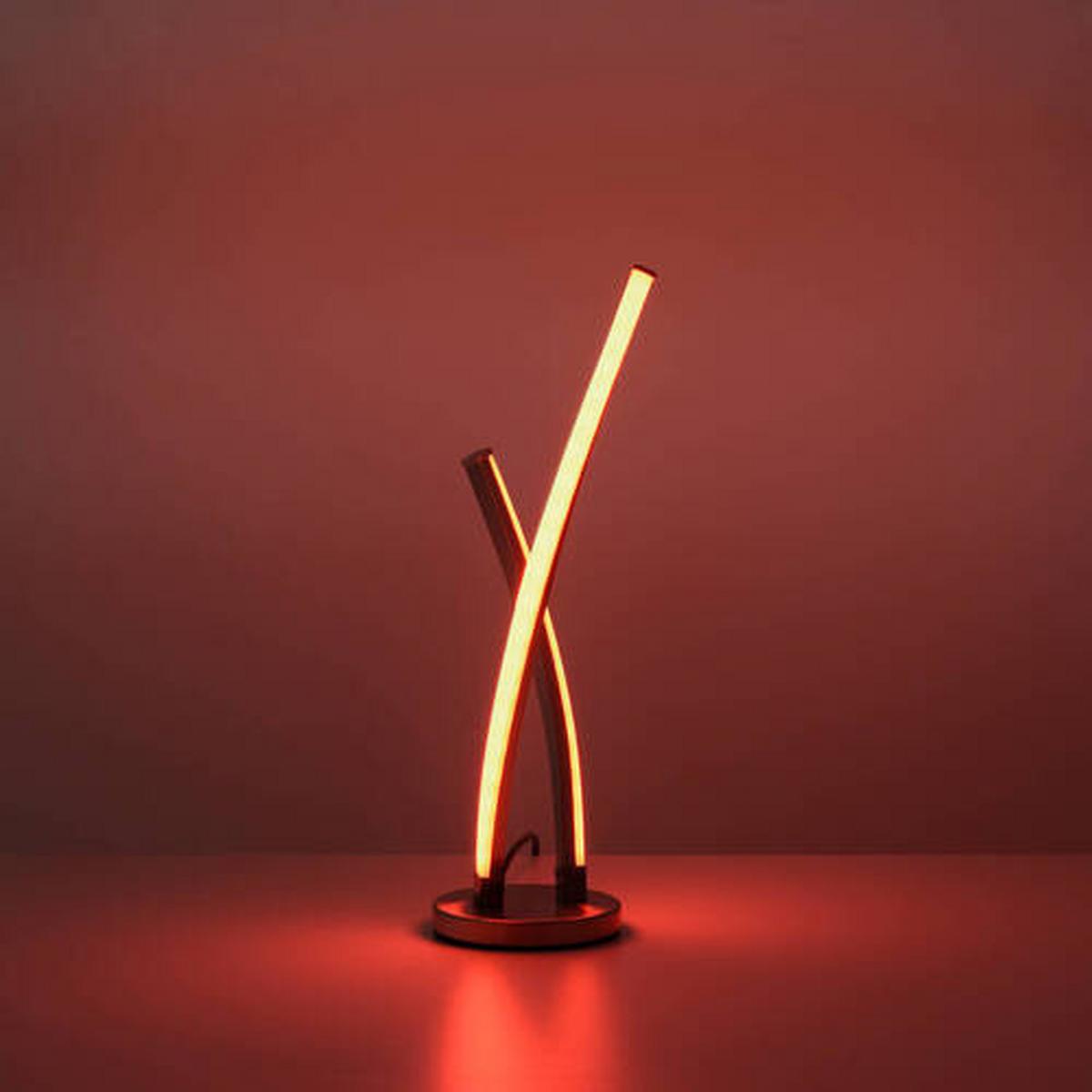 LED-Tischleuchte Lolasmart-Swing max. 11 Watt - Design, Kunststoff/Metall (13/13/48,5cm)