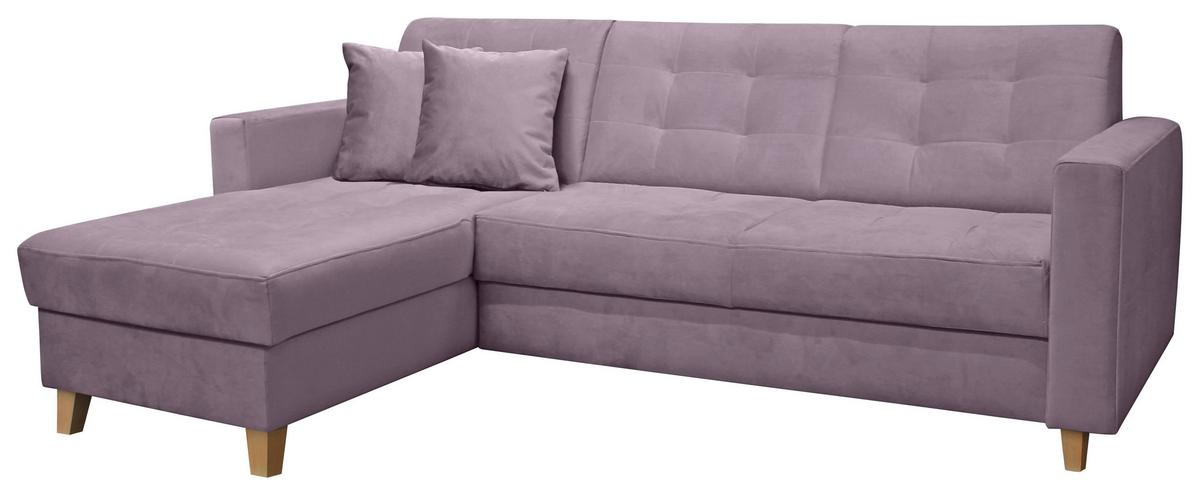 Colțar BERGEN - liliachiu, Design, textil (231/160cm) - Luca Bessoni
