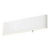 LED-Wandleuchte Siegfried in Weiß max. 12 Watt - Weiß, Design, Kunststoff/Metall (29,5/3,5/8cm) - Globo