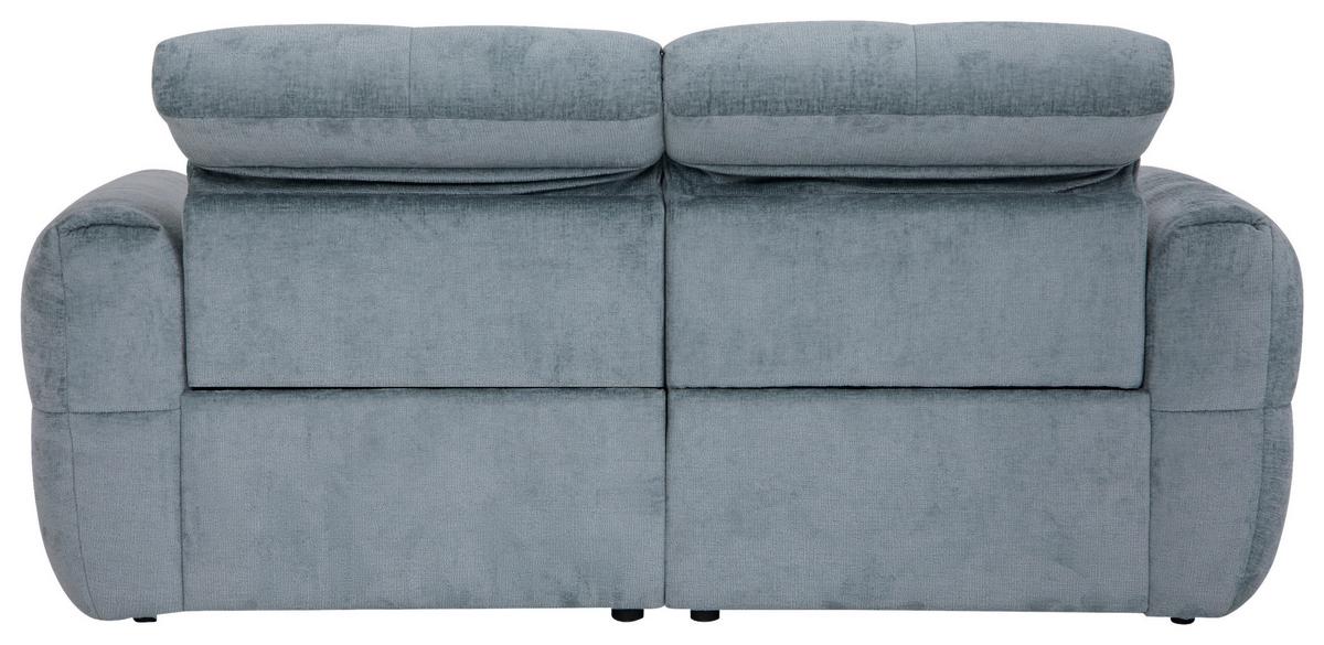 Dvosjed Luna - crna/svijetlo plava, Moderno, drvo/metal (192/80/105cm) - Mömax