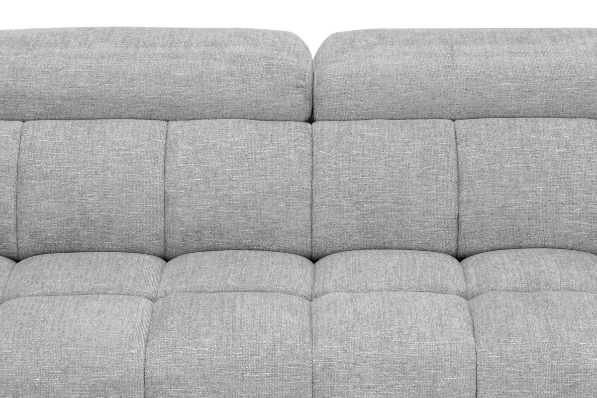 Sarokkanapé Melbourne - szürke, Modern, textil/fa (285/182cm) - Based