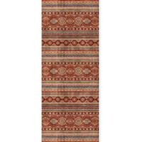 Tkana Preproga Israel 2 - terakota, tekstil (80/200cm) - Mömax