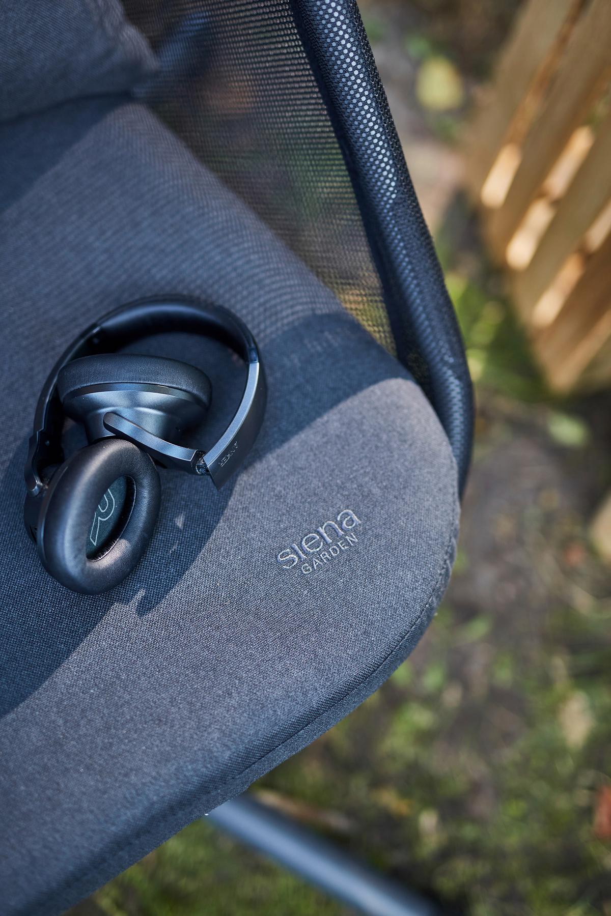 Hängesessel "Yobaya", Schwarz B/H/T 123/195/106 cm - Anthrazit/Schwarz, KONVENTIONELL, Kunststoff/Textil (123/195/106cm) - Siena Garden