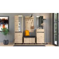 Komód Arran - fekete/Artisan tölgy, Modern, faalapú anyag (54,5/109,5/40cm) - Xora