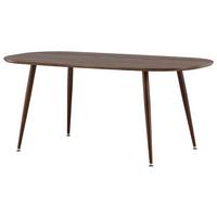 ESSTISCH SANFORD - Dunkelbraun, Design, Holz/Holzwerkstoff (180/90/75cm) - Livetastic