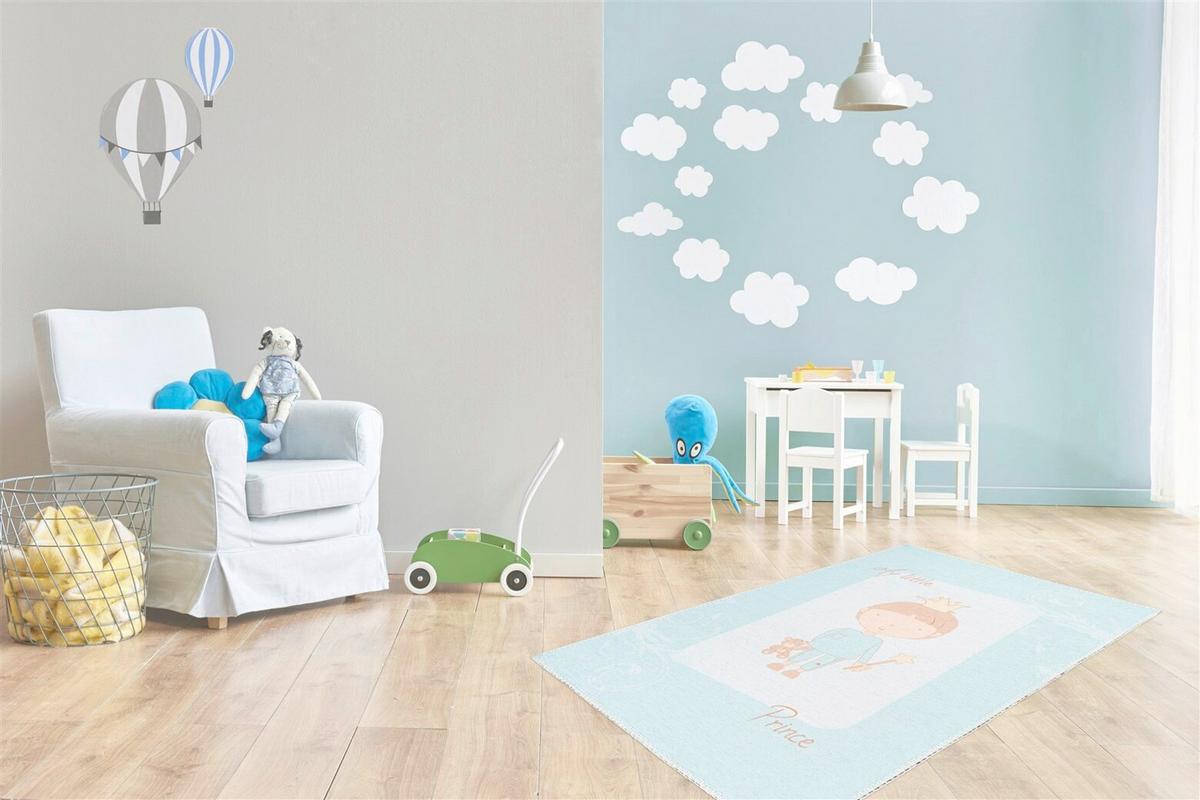 Kinderteppich Bambini 300 Mint - Minttürkis, Basics, Textil (120/180cm) - Kayoom