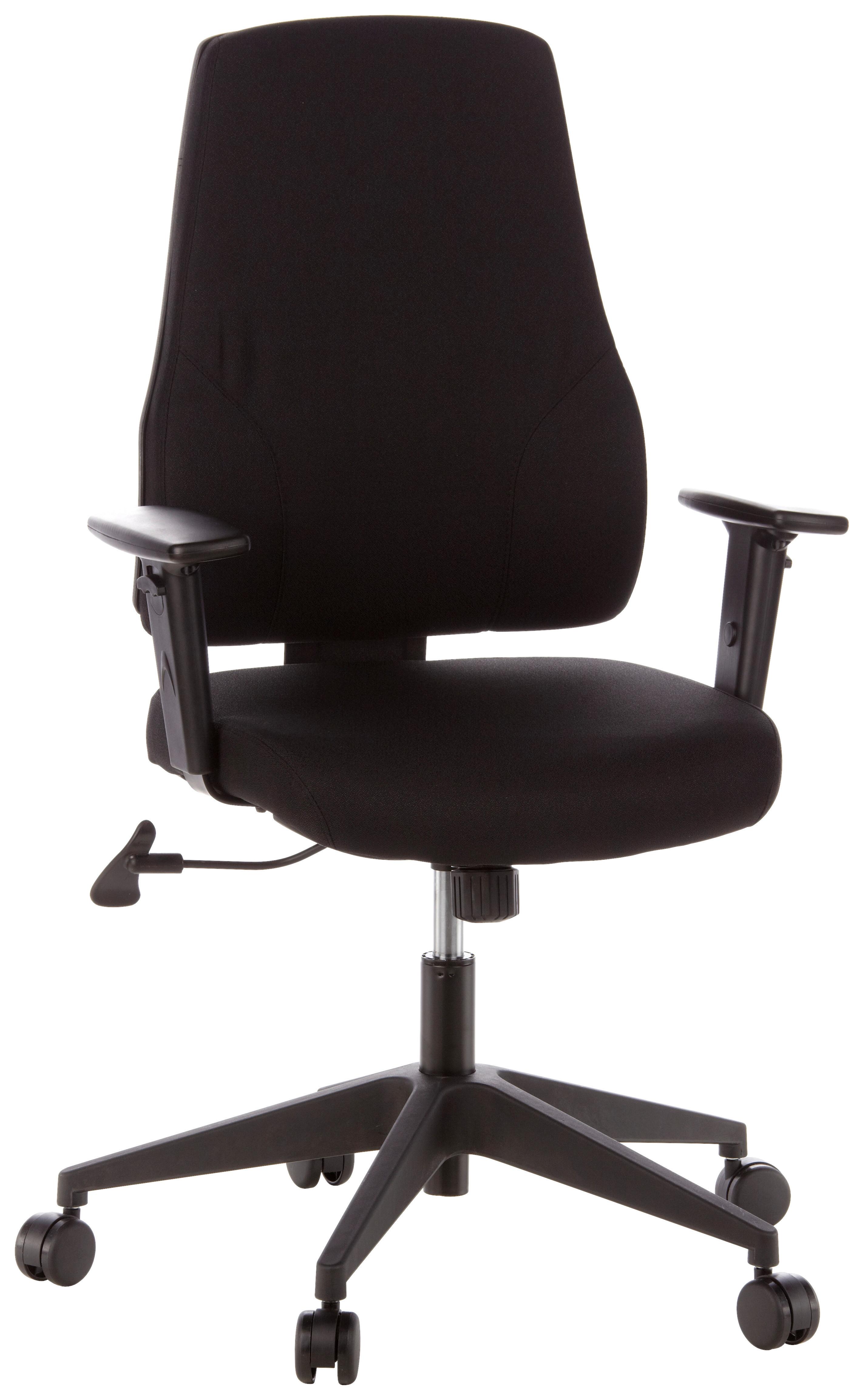 Drehstuhl Pro-Tec 100 Schwarz - Schwarz, MODERN, Kunststoff/Textil (57/126/45cm) - MID.YOU