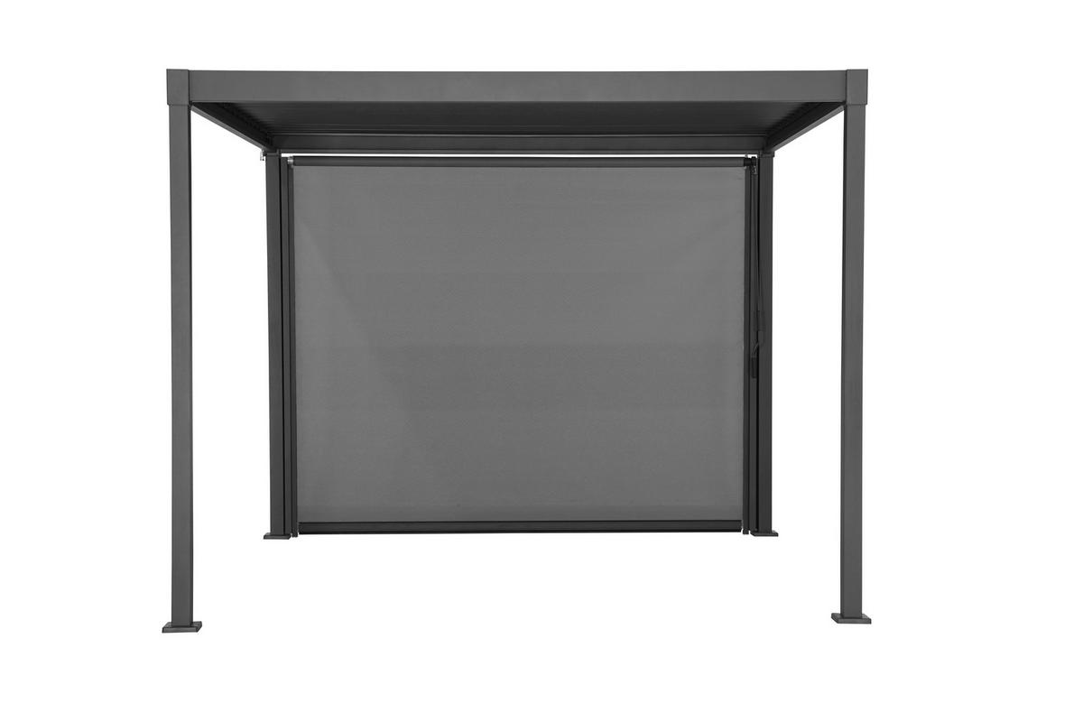Pergola-Rollo Pergola Basic Anthrazit/Grau - Anthrazit/Grau, Basics, Textil/Metall (279/224cm) - Gardenson