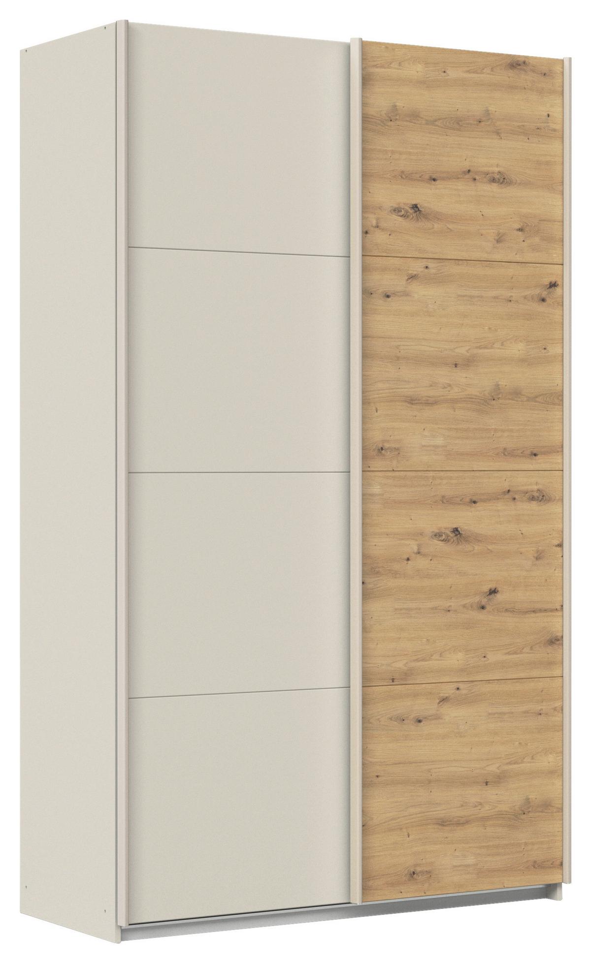 Ormar S Kliznim Vratima Feldkirch - hrast Artisan/boje šampanjca, Trend, drvni materijal (136/229/61cm) - Modern Living