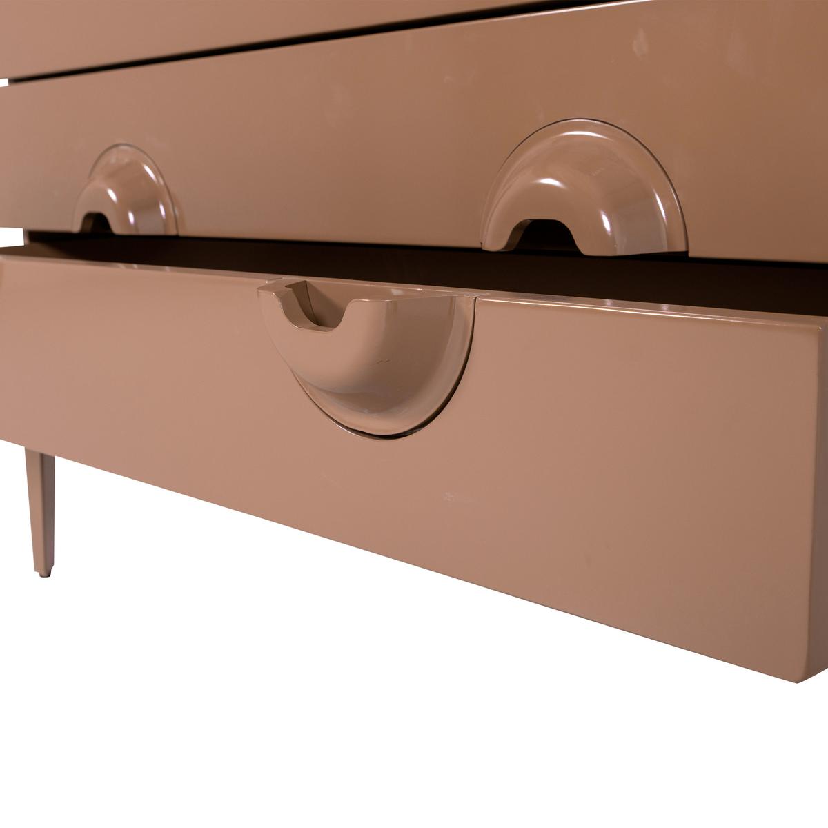Kommode Merge Altrosa B: 110 cm - Altrosa, Design, Holz/Metall (110/89/44cm) - Livetastic