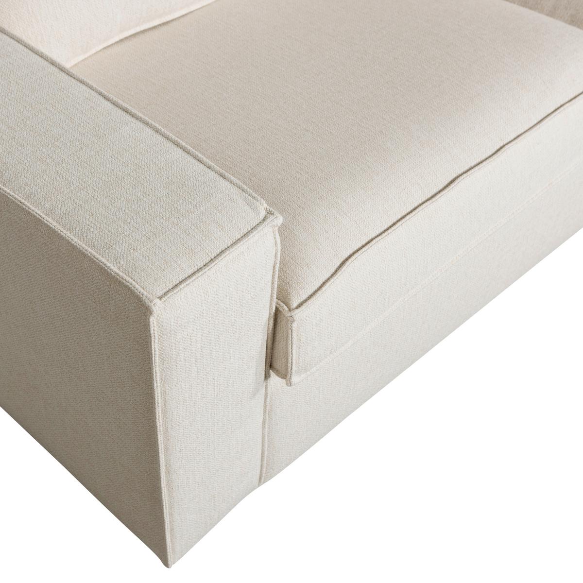 Ecksofa Thomas Naturfarben S:283x197cm - Schwarz/Naturfarben, Design, Kunststoff/Textil (283/197cm) - Livetastic