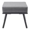 DINING-LOUNGESET CAMILLA - Grijs, Modern, Textiel/Glas (252/65/68cm) - Bessagi Garden