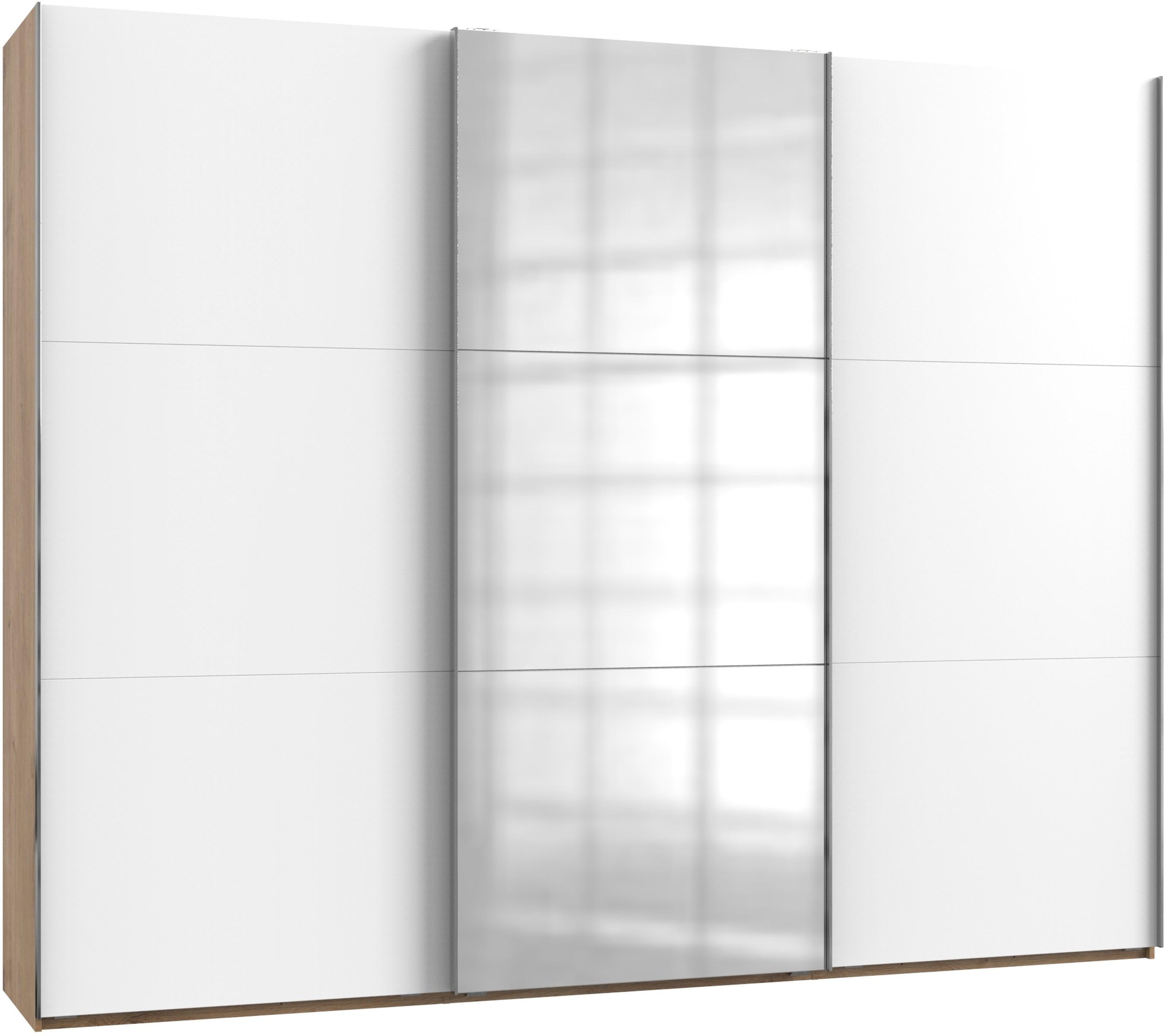 Ormar S Kliznim Vratima Level 36 A - bijela/boje hrasta, Moderno, drvni materijal/metal (300/236/65cm) - Modern Living