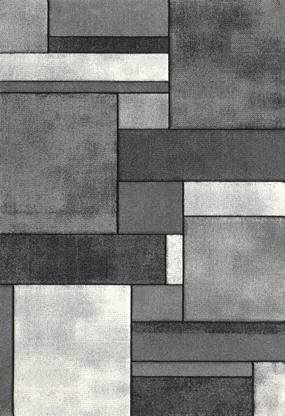 Webteppich Brilliance Grau ca. 160x230cm - Grau, KONVENTIONELL, Textil (160/230cm)