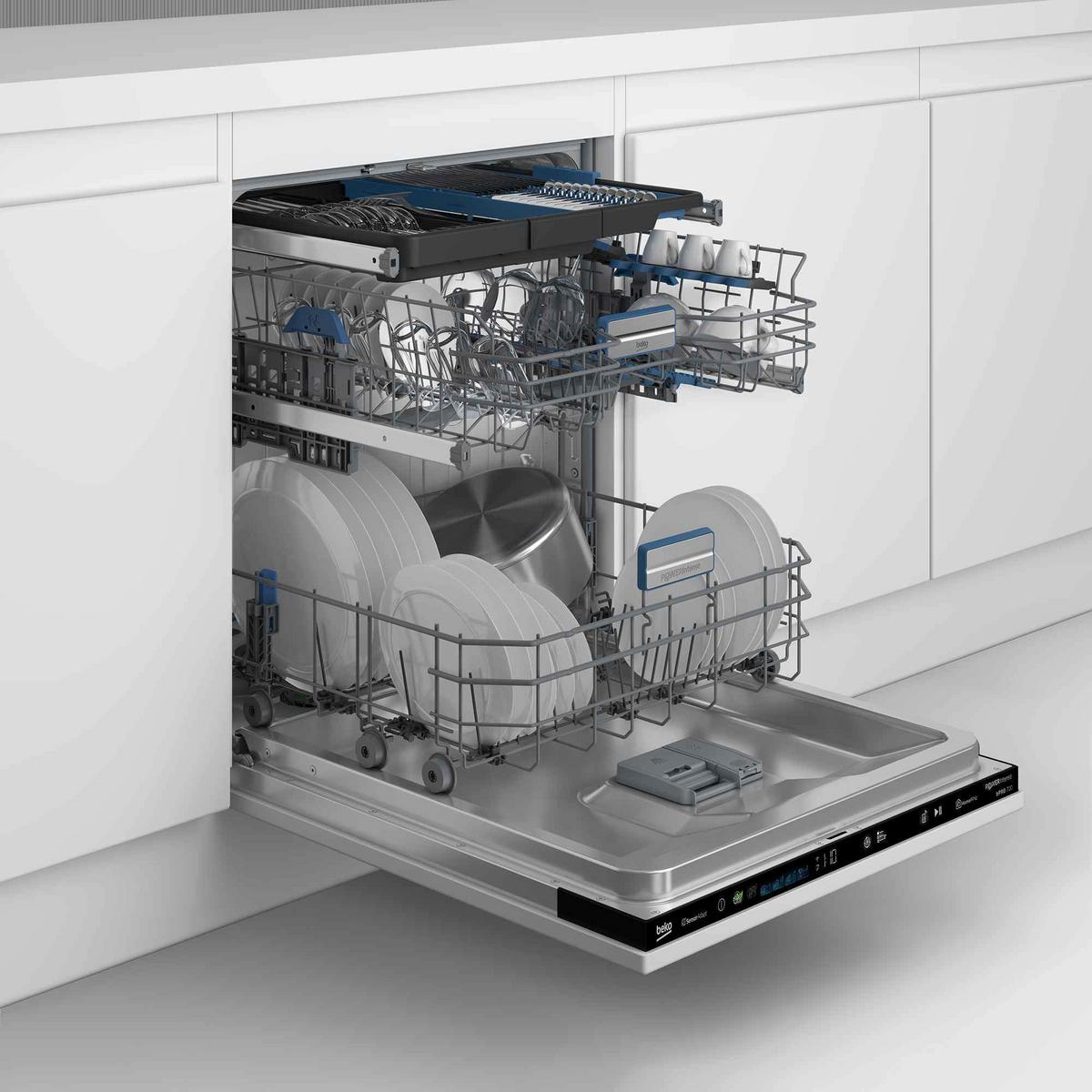 Geschirrspüler BDIN4S560WP Weiß - Weiß, MODERN, Metall (59,8/81,8/55cm) - Beko