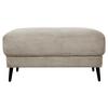 Hocker Cora Graubraun - Graubraun, Modern, Textil/Metall (92/46/60cm) - Mömax