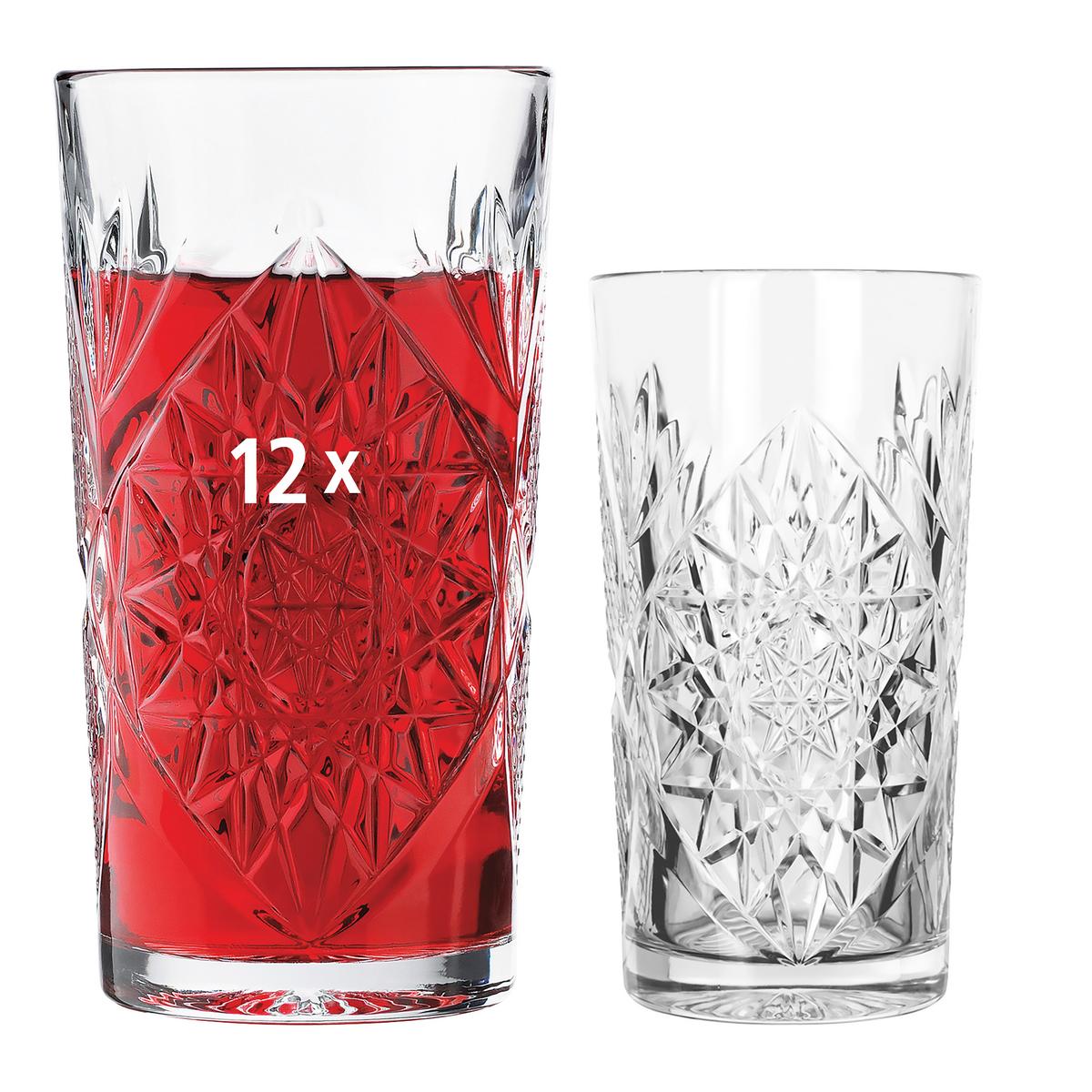 Gläserset Hobstar Klar 12-teilig - Klar, Basics, Glas (8,5/16cm)