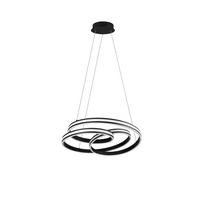 LED-Hängeleuchte Nuria Schwarz max. 60 Watt - Schwarz, Basics, Metall (60/150cm) - Trio Leuchten