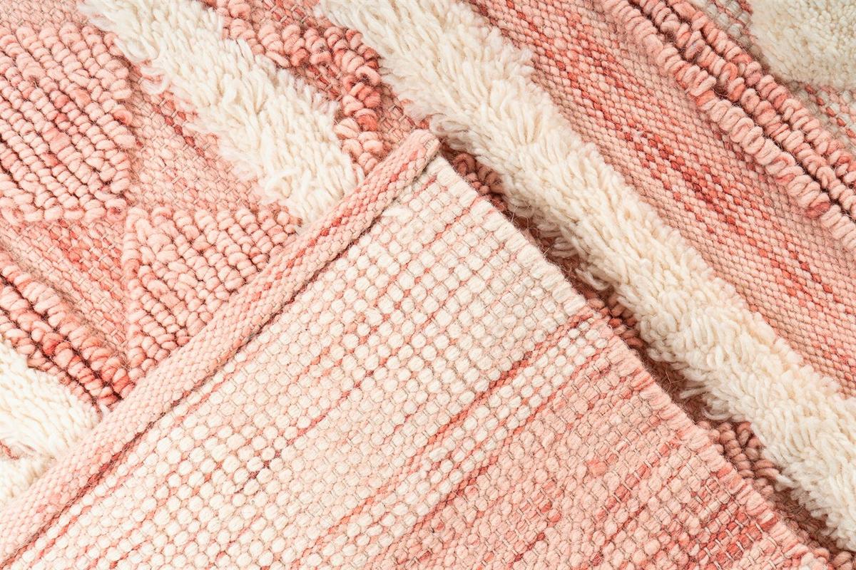 TEPPICH BOHIST 225 ROSA / CREME - Rosa, Konventionell, Textil (80/150cm) - Kayoom