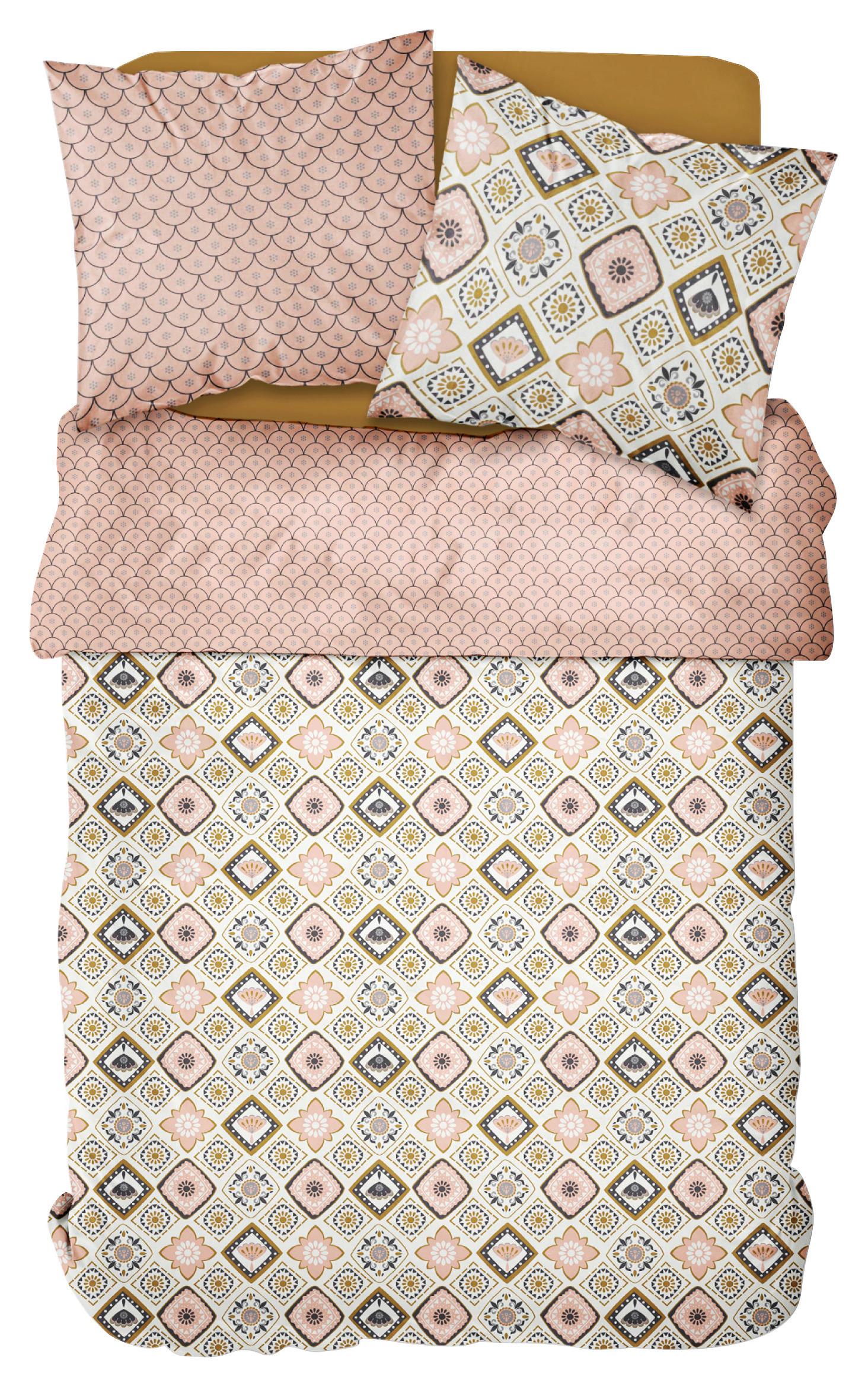 WENDEBETTWÄSCHESET HENRIKE XXL - Natur, Textil (200/210cm)