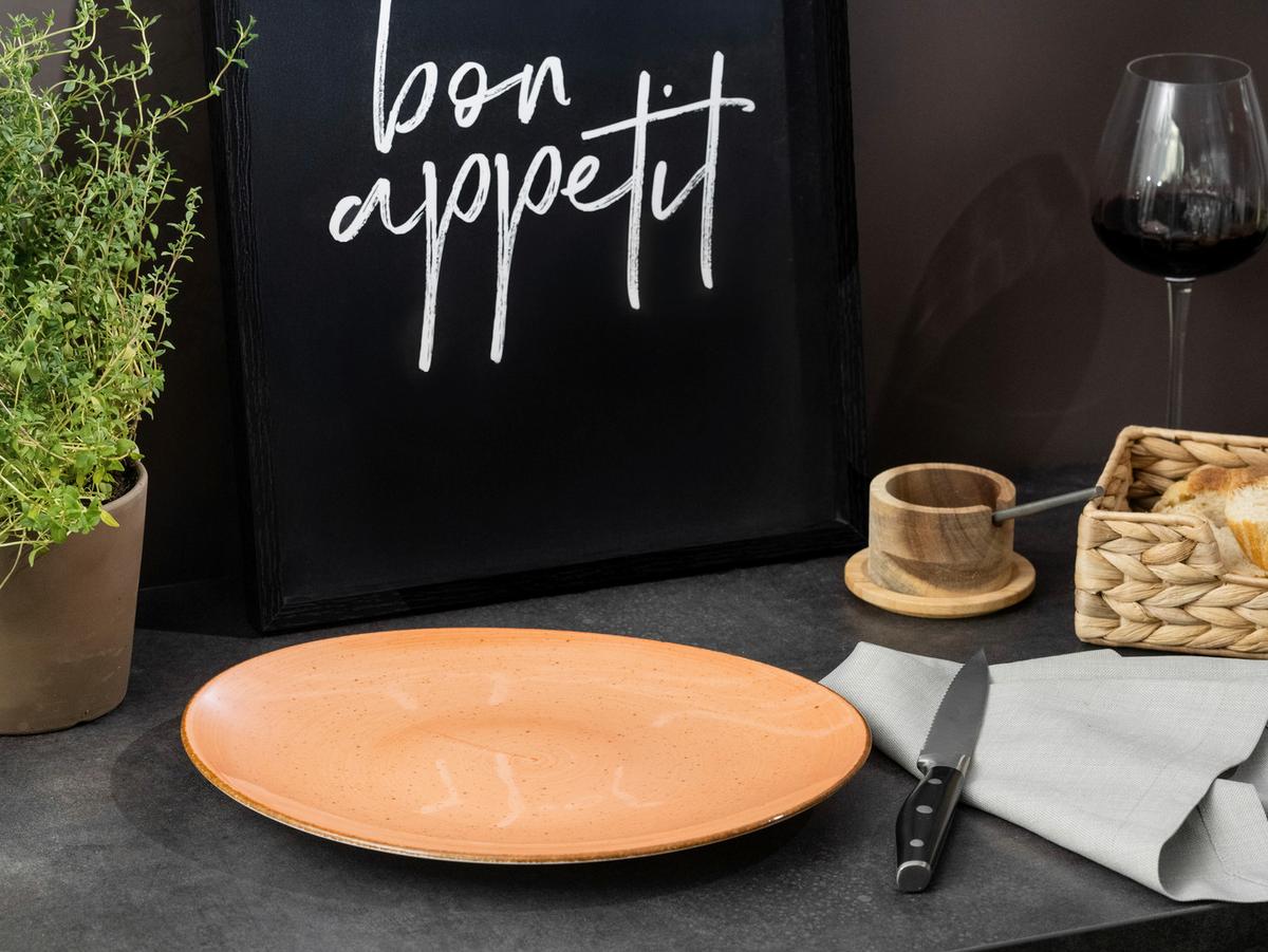 Set Krožnikov Za Zrezke Terra, 4-Delni - terakota, Basics, keramika (30,5/26cm) - Creatable