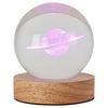 LED-DEKORATIONSLAMPA MONI - transparent/naturfärgad, Romantik / Lanthus, trämaterial/plast (8/9,5cm) - Mömax