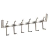 Wandgarderobe ca. 60x19x10 cm Silberfarben - Silberfarben, MODERN, Metall (60/19/10cm) - MID.YOU