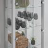 VITRINE ALBI -EXKLUSIV- - Weiß, MODERN, Glas/Holzwerkstoff (62/189/33cm) - Mömax