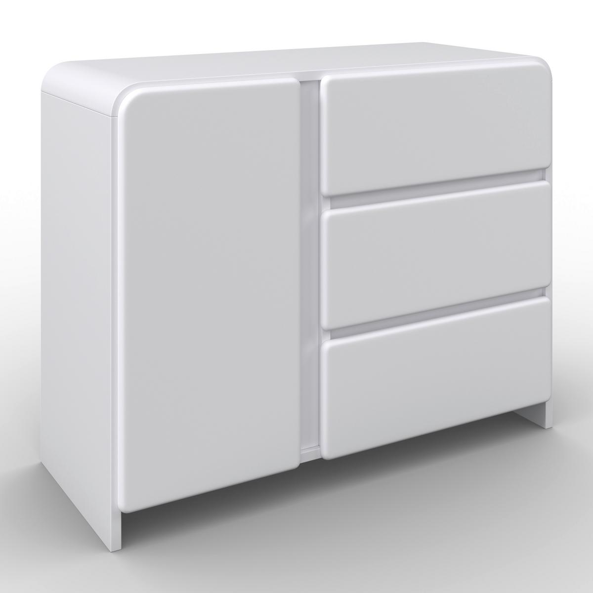 Kinderregal Elio Weiß - Weiß, MODERN, Holzwerkstoff (95/76/39cm) - Bessagi Kids
