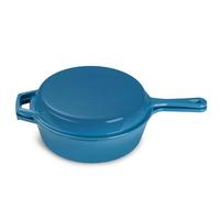 Set Posod Grill, Modra - modra, Basics, kovina (26,5cm) - Echtwerk