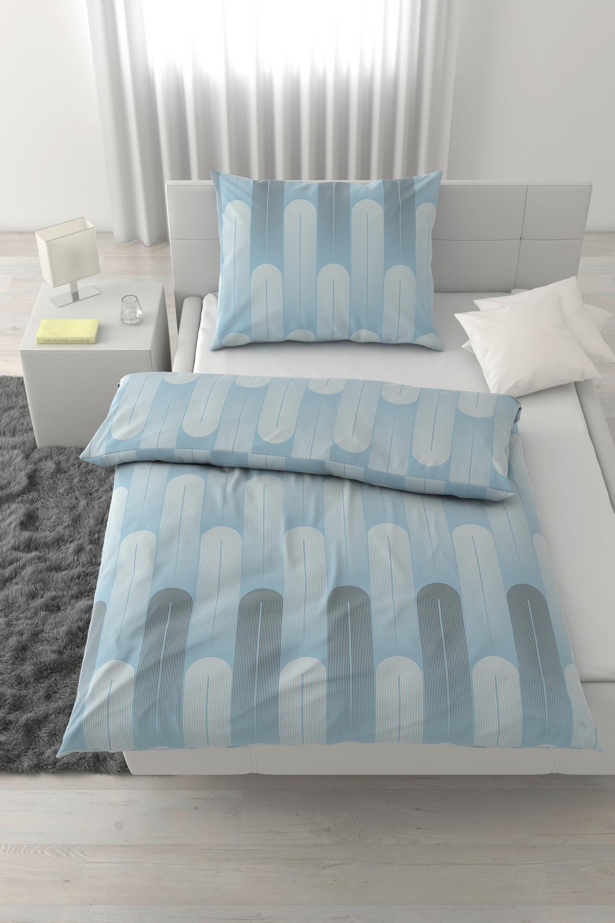 Posteljnina Veix, Siva, Saten, 60/80, 140/200 - siva, tekstil (140/200cm) - Mömax