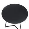 SOFFBORD MICA - svart, Modern, metall/trämaterial (55/55/46cm) - Mömax