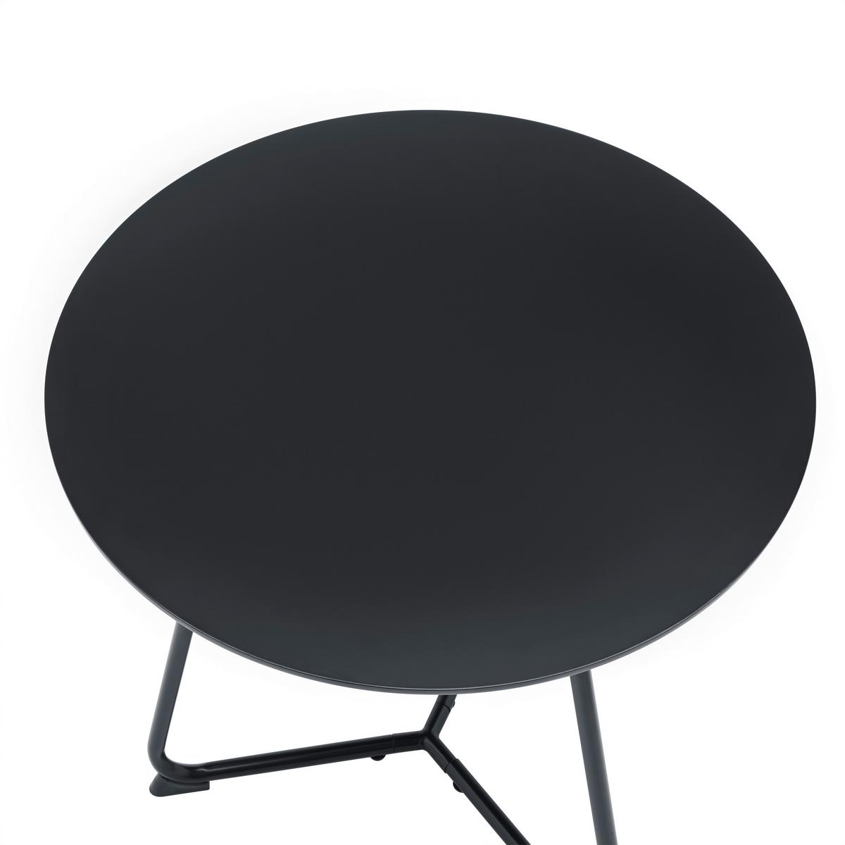 Couchtisch Mica Schwarz - Schwarz, MODERN, Holzwerkstoff/Metall (55/46/55cm) - Mömax