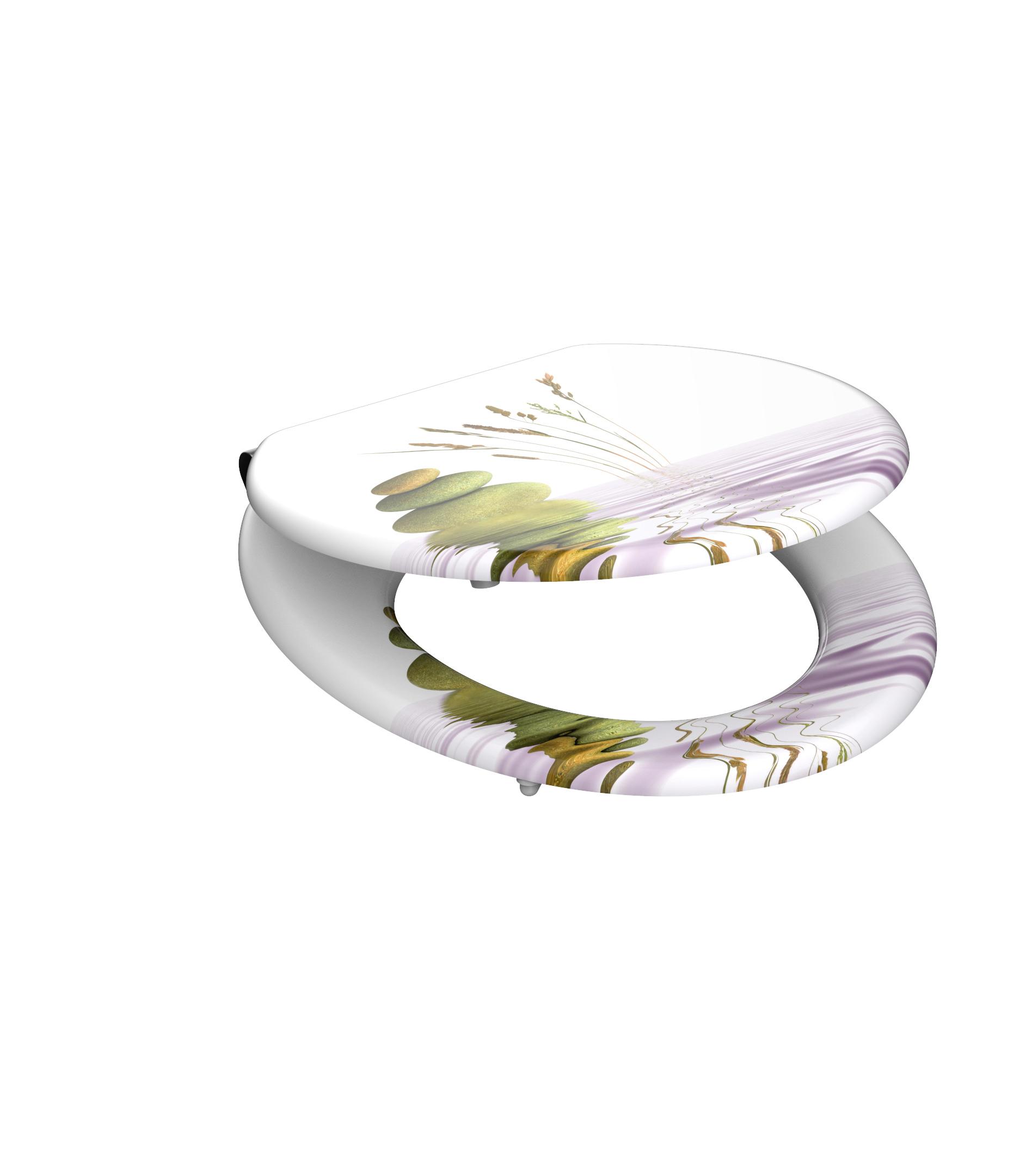 Deska Za Wc-školjko Balance -Sb- - bela, leseni material (37,5/1,7/45,0cm) - Schütte