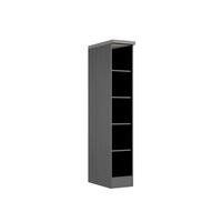 Regal Turin ca. 30x166 cm Graphit - Graphitfarben, Design, Holzwerkstoff (30/166/60cm) - Held
