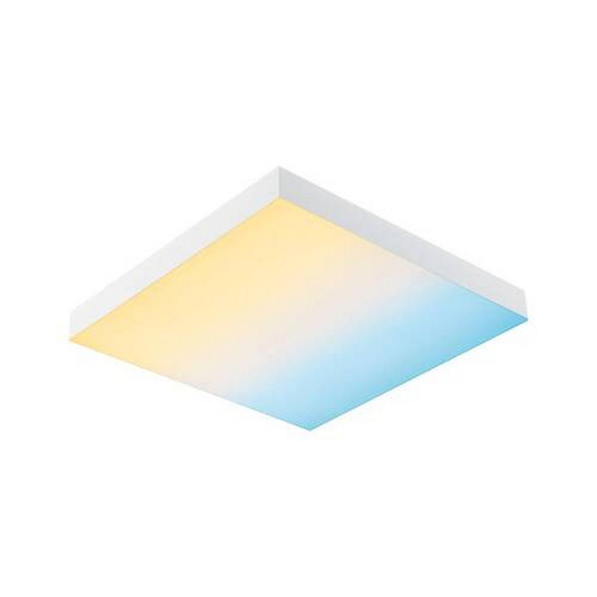 LED-Paneel Verlora Rainbow in Weiß max. 13,2 Watt - Weiß, Basics, Metall (29,5/29,5cm) - Paulmann