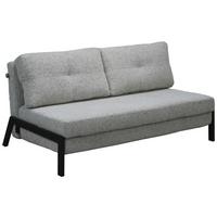 Canapea cu 2 locuri CORTINA - grej/negru, Modern, metal/textil (151/70/97cm) - Mömax