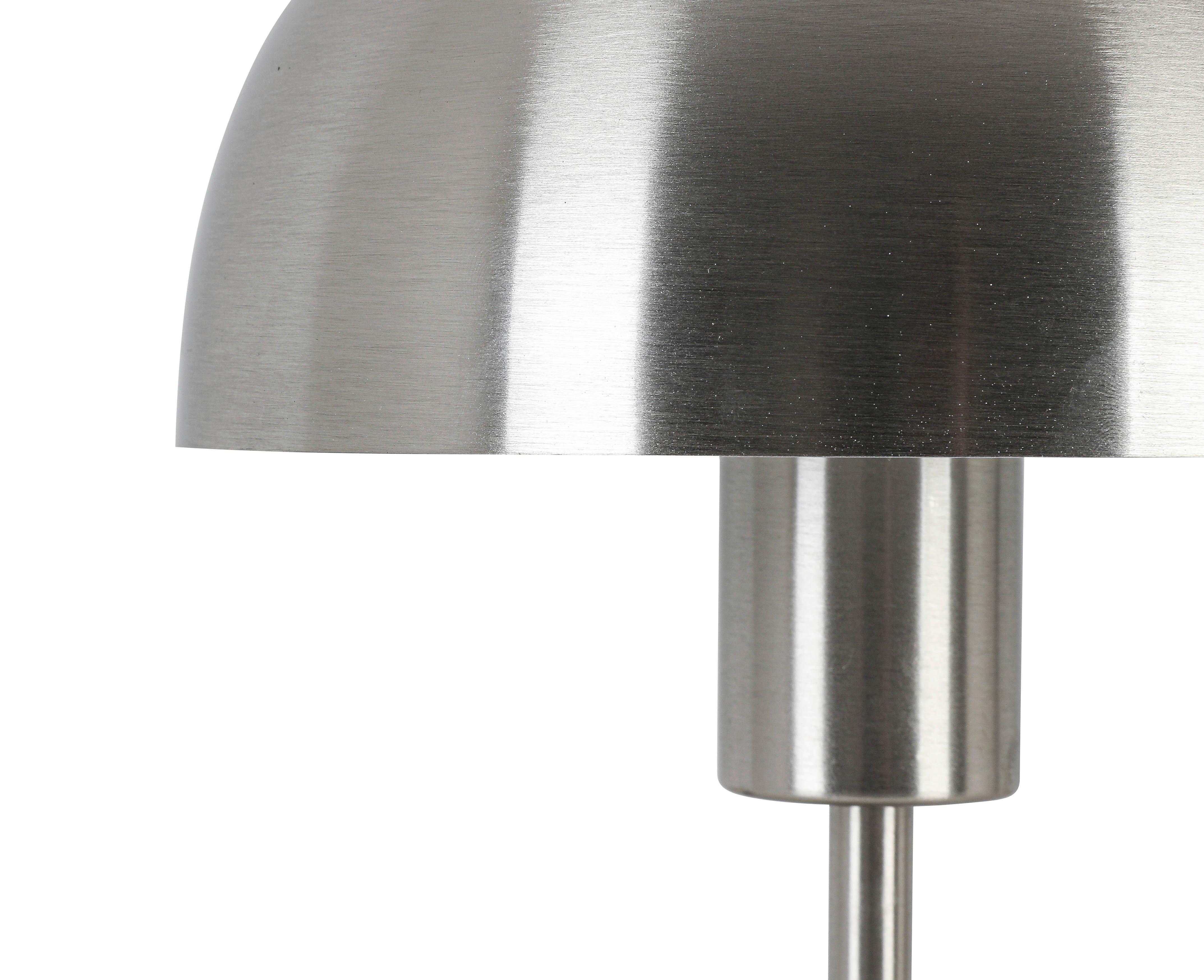 BORDSLAMPA MUSCH - nickelfärgad/svart, Modern, metall/plast (18/18/30cm) - Mömax
