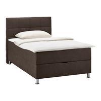 Boxbett Oviedo Braun ca. 140x200cm - Braun, KONVENTIONELL, Textil/Metall (140/200cm) - Based
