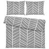 Posteljnina Marble, Siva, 2x60/80, 200/200 - siva, Konvencionalno, tekstil (200/200cm) - Modern Living