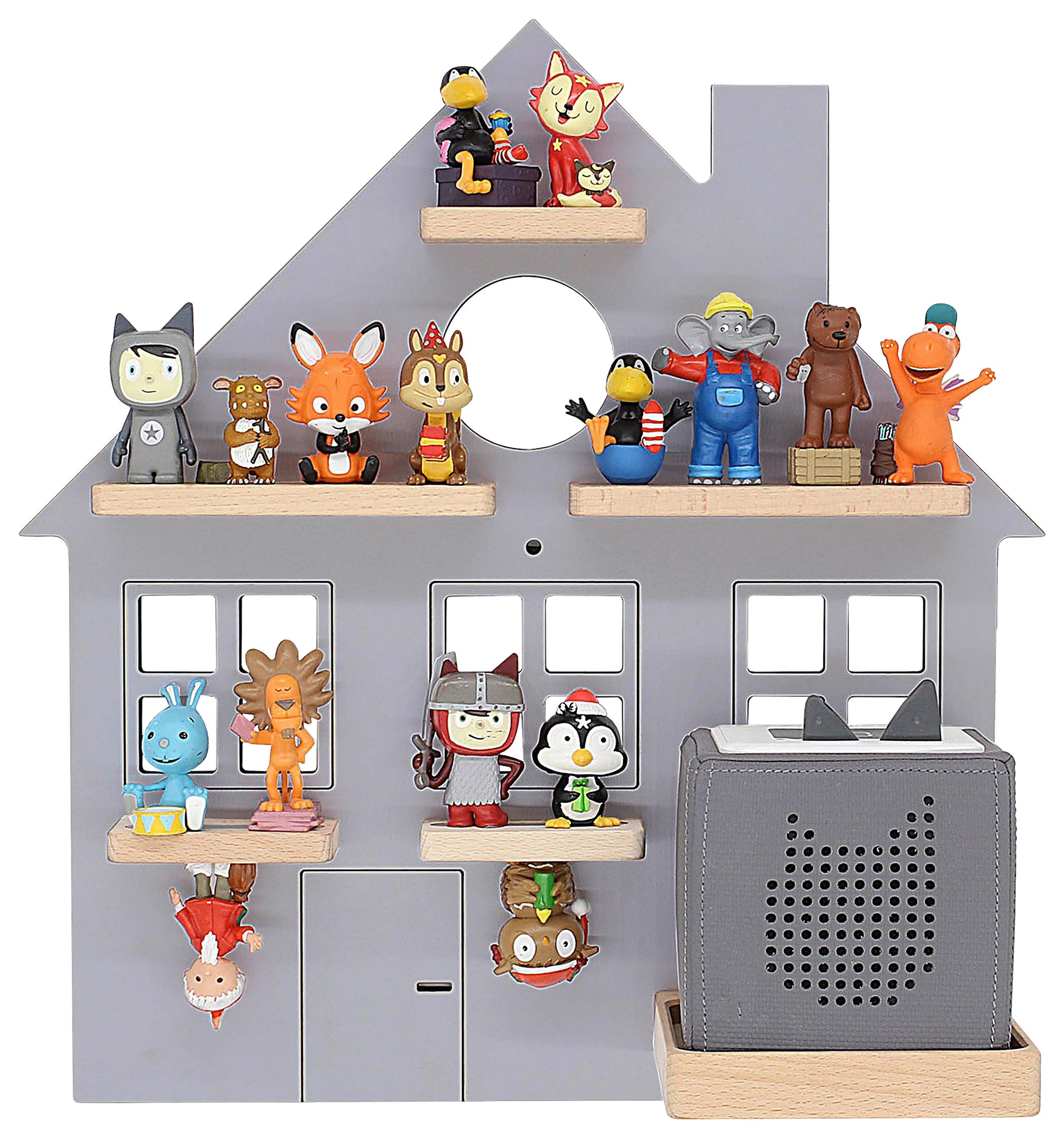 Otroška Polica Boarti, Siva - siva, Moderno, leseni material (42/44/19cm) - MID.YOU